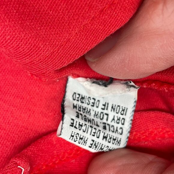 Vintage 80s Red White Star Patriotic Tank Top 4th of July Americana Medium - Picture 9 of 11